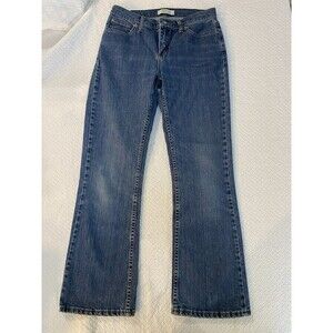 Wrangler As Real As It Gets Women's Jeans Size 6x30 Blue Bootcut Medium Wash
